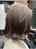 ブリーチハイライト髪質改善ダブルカラーレイヤーカット