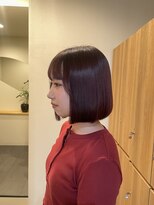 クリック(Click) 着物ヘア/大人ガーリー/ダークアッシュ/似合わせカット/小倉