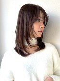 ミディアムレイヤー/ココアブラウン/春カラー透明感カラーp浦和