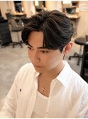 ダウンパーマ/センターパート/フェザーパーマ/韓国/橋本修杜