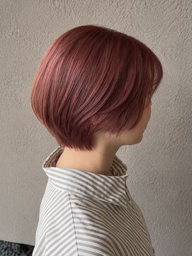 サラジュ 仁川店(SARAJU) 【Wカラー特化】森山担当 ブリーチあり×ピンクオレンジ