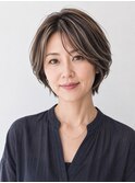白髪ぼかしハイライト