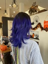 グラスヘア 石垣店(Grass Hair) ビビットパープル