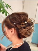 アップスタイルふわアレンジ【ヘアセット　立川/立川南/袴】