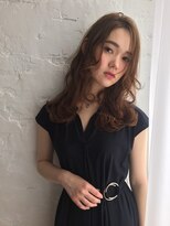 ヘア ラボ ニコ 藤沢店(hair Labo nico...) ロングハニーヘアマーメイドアッシュエフォートレス厚めバング
