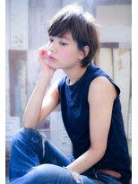 エイミー(Aimee)&nbsp;Aimee 外国人風ダークグレージュ×キレイめショート