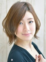 クラルス(Clarus)&nbsp;毛先のハネ感と美フォルムでナチュラルボブ【中山】