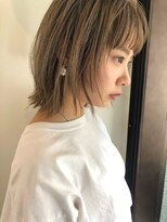 ルーム(Loom.)&nbsp;ウルフボブブロンドベージュ【Loom./明治神宮前/原宿/表参道】