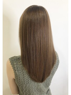 エイド 本店(aid) ヘルシーベージュ × 艶髪ナチュラルスタイル