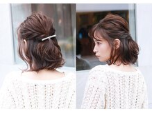 アレンジもオシャレに可愛くデザインします!!