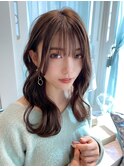 【Lond robin】河野まい　耳かけが可愛いゆるふわウェーブ