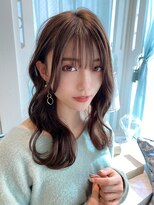 ロンド ロビン 栄(Lond robin)&nbsp;【Lond robin】河野まい　耳かけが可愛いゆるふわウェーブ