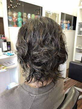 シンヤヘアーズ(SHINYA HAIRS) シャドールーツパーマスタイル