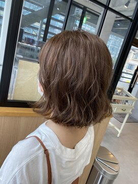 テラスヘア 新潟駅南(TERRACE hair) ダメージレスカラーで明るめアッシュベージュ!