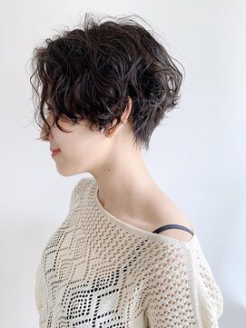 モリオ フロム ロンドン 成増店 【morio成増】大人かわいい ハンサムショート パーマ