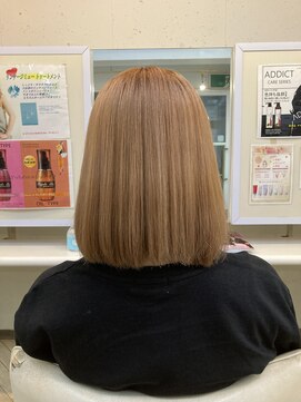 ヘアーカスタム(Hair Custom) 【縮毛矯正】ブリーチ毛のストレート
