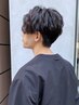 【メンズ限定】カット+パーマ＋炭酸頭皮ケアシャンプー ￥17,930→