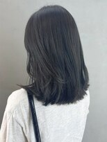 オリーブロブ_グレージュカラーボブウルフ_ba417131