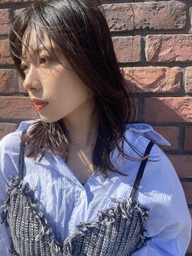 オーシャン(Ocean) ［Ocean Hair&Life 水田成美］ゆるふわ巻き×ミルクチョコレート