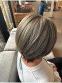 白髪を活かすカラー/白髪ぼかし/50代/60代
