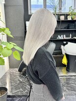 チュダック(ChuDuck)&nbsp;韓国風《ホワイトシルバー》ハイトーンケアブリーチダブルカラー