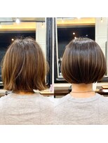 エトネ ヘアーサロン 仙台駅前(eTONe hair salon) 大人女性30代40代スタイル☆ボブ