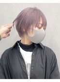 【GEEKS渋谷】アッシュグレージュ/ハンサムショート/ハイトーン