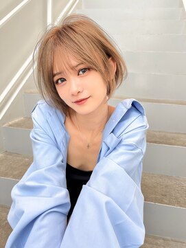 ロンド クラン 岡崎(Lond Clan) ボブでも重たく見えないふわっと動くショートボブヘア