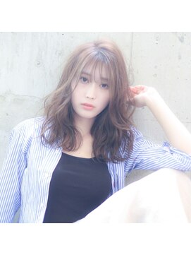 ジェニーバイメノン(JENNIE by Menon) エアリーロング　シアーカラー　前髪　こなれミディ　美髪