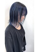 ヘアーデザイン アコースティック(Hair Design ACOUSTIC)&nbsp;アンブレラカラー/ブルー