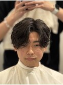 ニュアンスパーマシャドーパーマ韓国メンズパーマ大阪パーマ