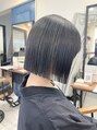 シュシュプライベートヘアサロン(Chou chou private hair salon) お洒落なぱつんっとボブ◎コスメストレートで楽ちんヘアに♪