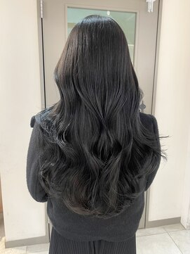 キャンバス バイ ネオリーブ 横浜西口(Canvas by neo.) 韓国美人黒髪ロングコリアンブラックヘアレイヤーカット【横浜】