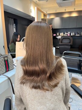 ブレンド 渋谷(BLend) フェミニンロング似合わせカットウェーブミディアム