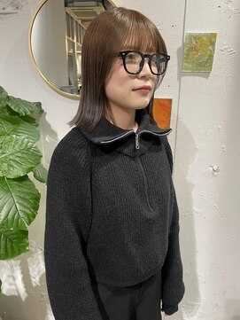 クリアーオブヘアー 栄南店(CLEAR of hair) イルミナ透明感カラー/osumi