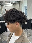 ラフに仕上がる！波巻きパーマ