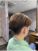アップバング×波打ちフェザーアイロンセット