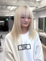 ロテ 名古屋 名駅店(Lote.)&nbsp;ミディアムヘア/デザインカラー/フェイスフレーミング/名古屋