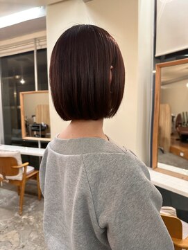 エクテ(ecouter) 透明感ノンジアミンカラー×レイヤーボブ