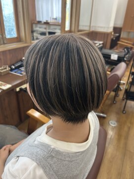 トップヘアー 中庄店(TOP HAIR fuapua) 《TOPHAIR 中庄店/きゃん》アンブレラカラー×フォギーベージュ