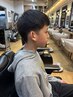 小学生以下　カット＋シャンプー　￥３８００