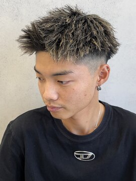 ルースト 西院店(ROOST) パイルツイスト×金メッシュ