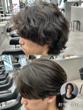 オーバル バイ アピッシュ(OVARL by apish) パーマ落とし曲がる縮毛矯正縮毛矯正失敗原宿メンズパーマ