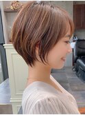 30代40代50代◎大人ナチュラルレイヤーショートボブ「The C」