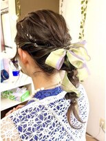 ジェミータ 横浜&nbsp;ふわふわ高めの編み下ろし【横浜/ヘアセット/着付けヘアメイク】