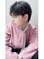 ロンド クラン 岡崎(Lond Clan) フェザーパーマ/センターパート/ニュアンスパーマ