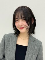アイトーキョーエス 渋谷(AI TOKYO S)&nbsp;ミルクティーブロンド/ダークブルー/デジタルパーマ/渋谷