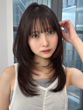 アンアミ シブヤ(Un ami shibuya) 【Unami】レイヤーカット/ハッシュカット/透明感カラー