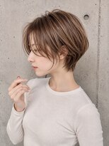 アル あびこ(aru.) 大人可愛い丸みショートボブレイヤー