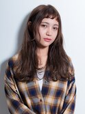 [Ravo]オン眉ロングのパーマスタイル